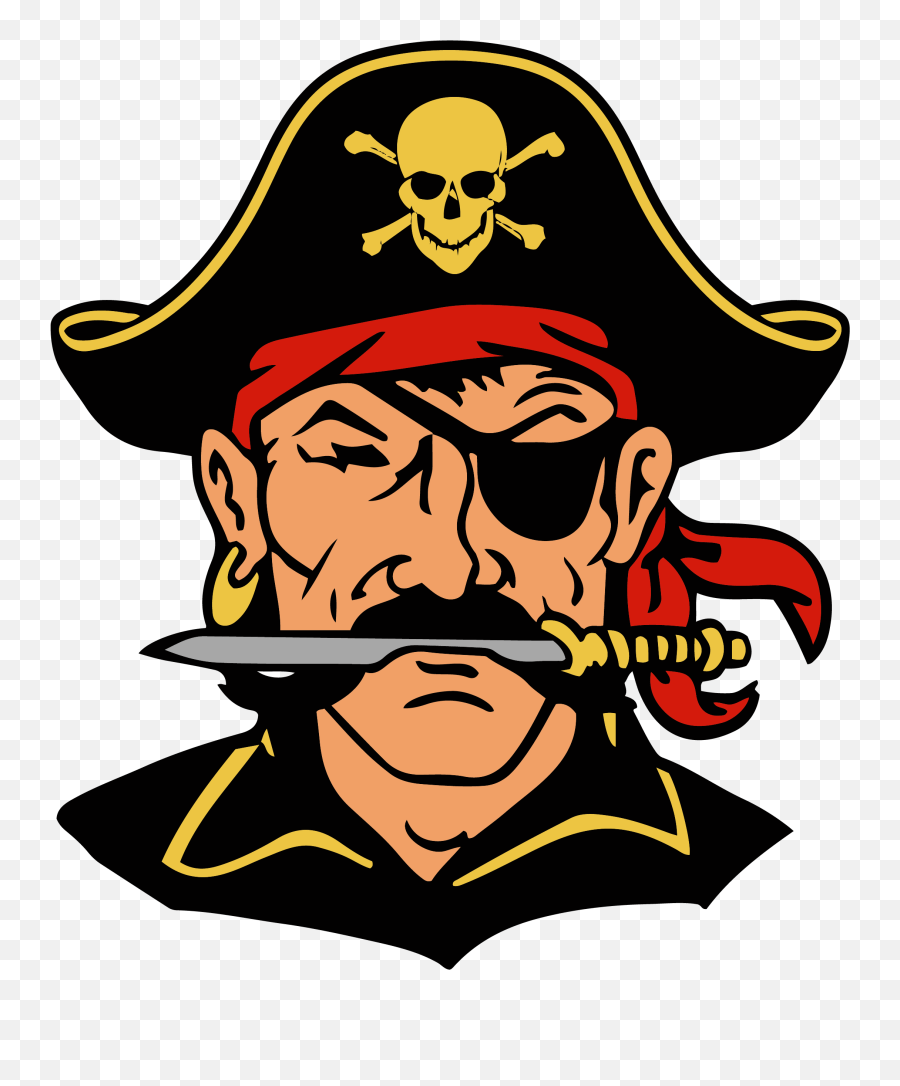 Winfield City High School Pirates Logo Transparent Cartoon Winfield