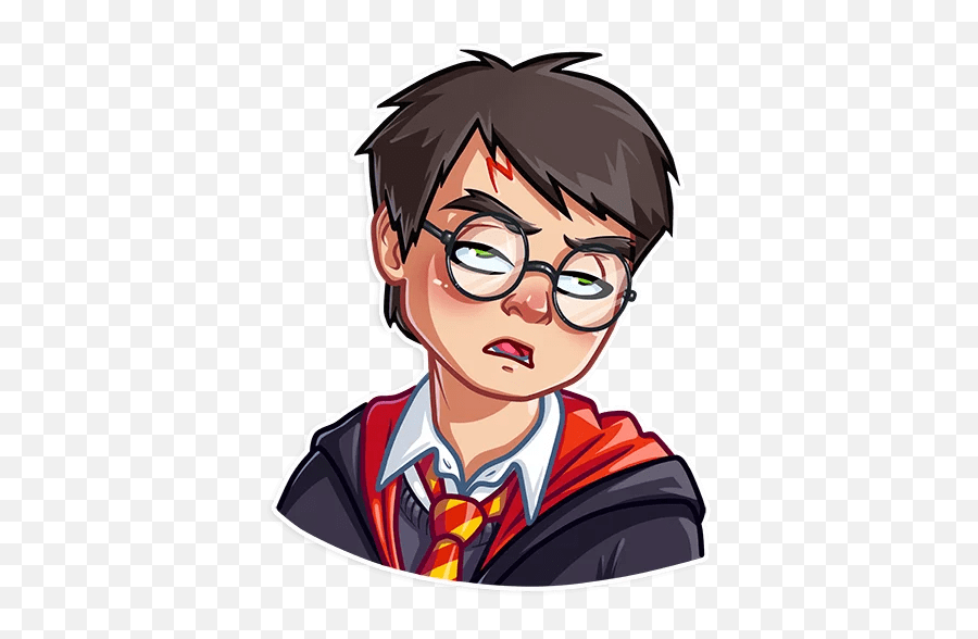 Sticker Maker Harrypotter Figurinha Harry Potter Whatsapp Png,Harry