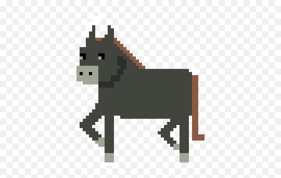 Donkey Pixel Art Maker Donkey Pixel Art Png,Donkey Png free