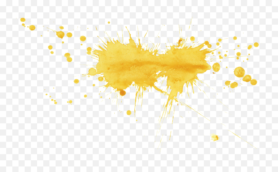 Yellow Paint Streak Png 3 Image Background Watercolor Splash Png