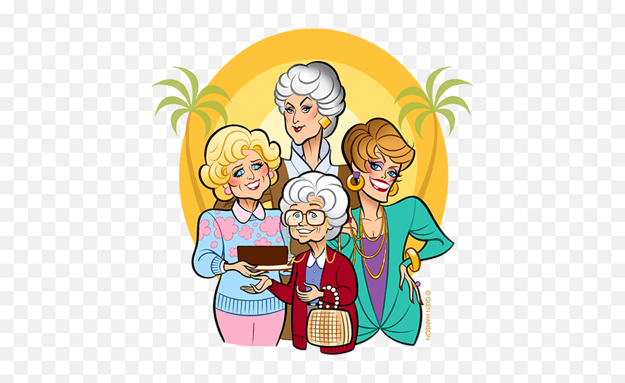 Png Download Pin Golden Girls Golden Girls Drawing,Golden Girls Png