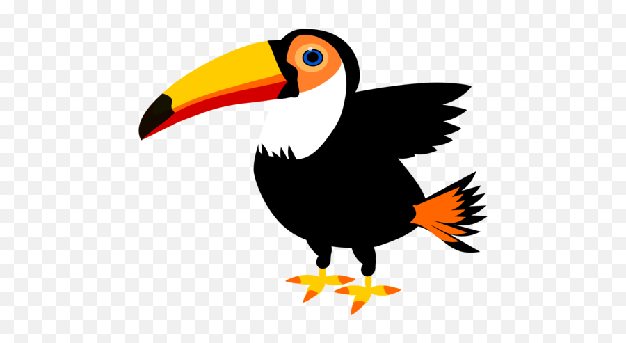 Hornbill Bird Toucan Png Clipart - Clipart Toucan Png,Toucan Png - Free Transparent Png Images - Pngaaa.com 493_X_900_png