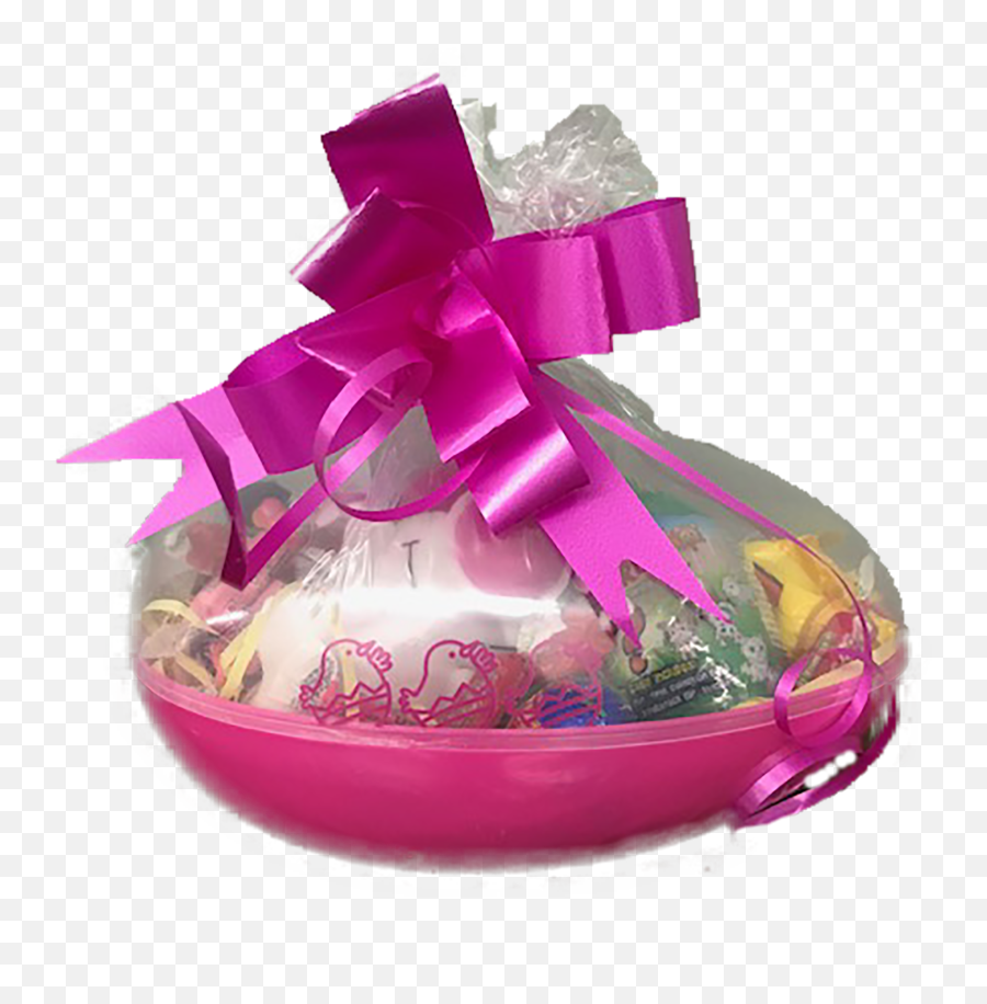 Jumbo Easter Egg Gift Basket With Personalized Card Egg Wrapped