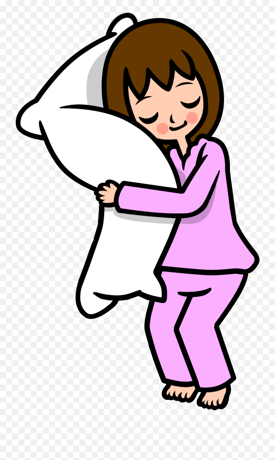 Girl Clipart Pajama Girl In Pajamas Clipart Png,Pajamas Png free