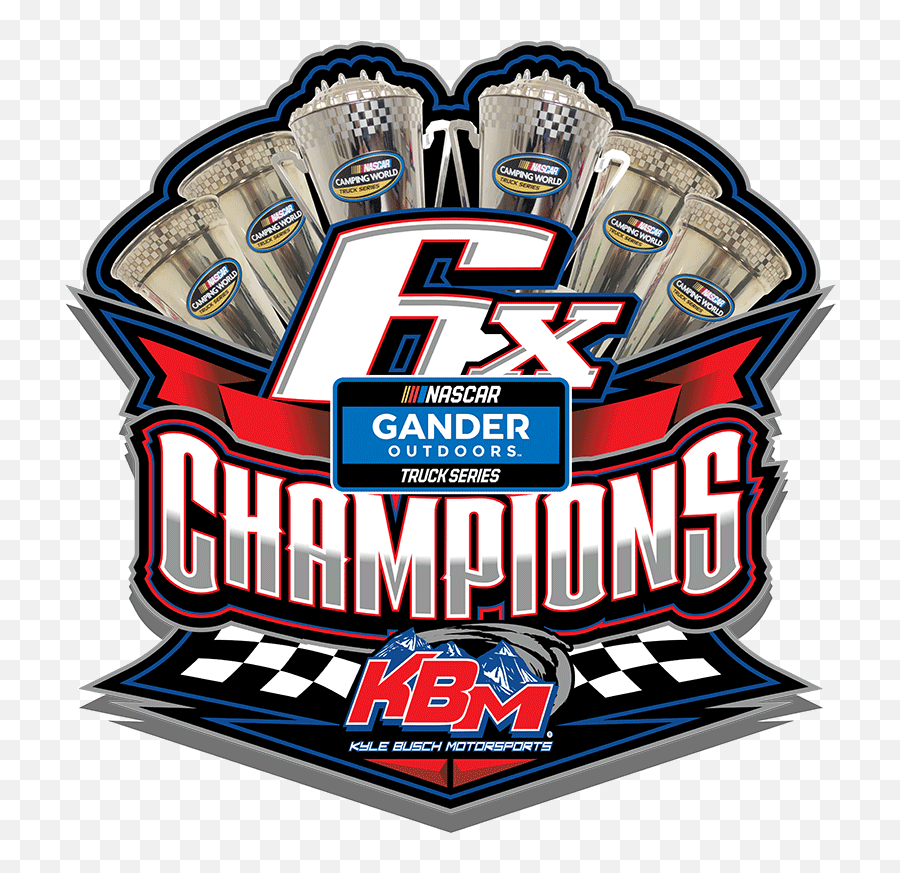 2019 Kbm6timechampionslogo Official Home Of Kyle Busch Kyle Busch