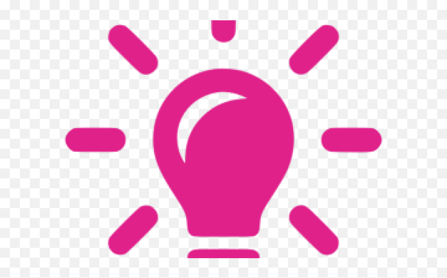 Pink Light Bulb Png Transparent Purple Light Bulb Icon,Pink Light Png