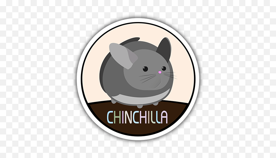 Chinchilla Sticker Premium Vinyl Icon Png,Chinchilla Png free