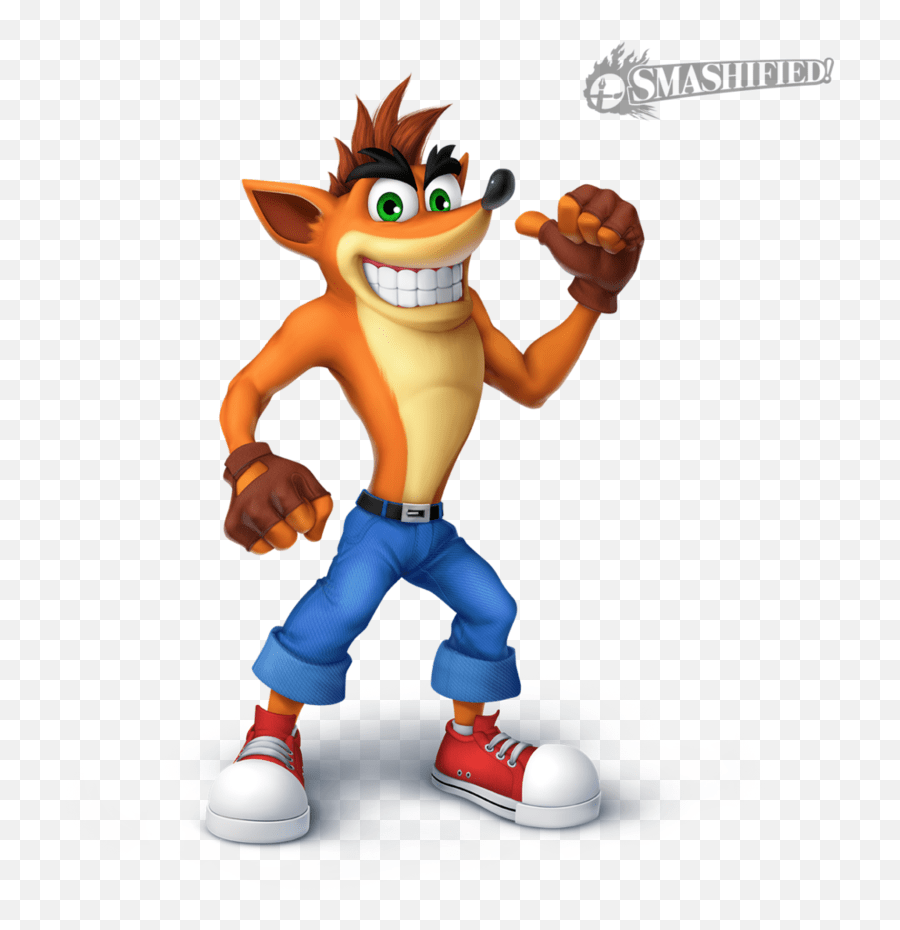 Crash Bandicoot Smashified Transparent Super Smash For Nintendo 3ds And Wii U Png,Crash