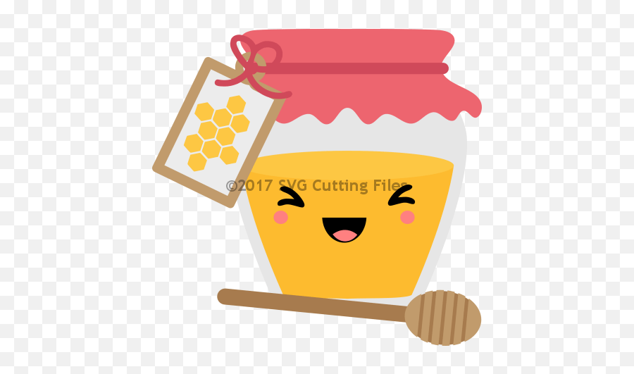 Kawaii Honey Jar Kawaii Cartoon Honey Jar Png,Honey Jar Png free