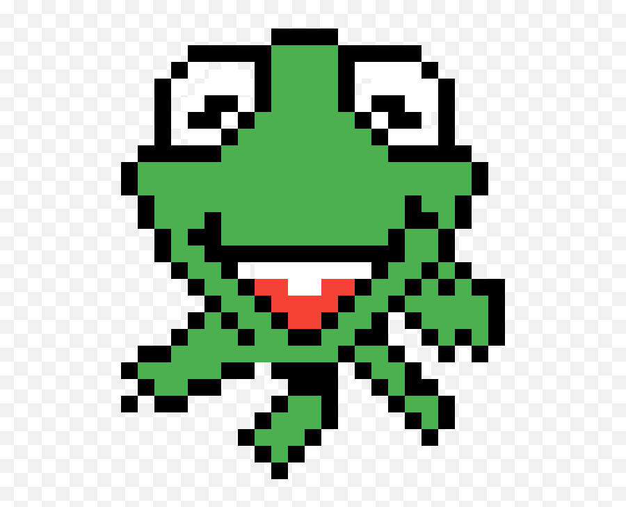 Kermit Png Kermit Pixel Art Minecraft Grid Easy Minecraft Pixel Art