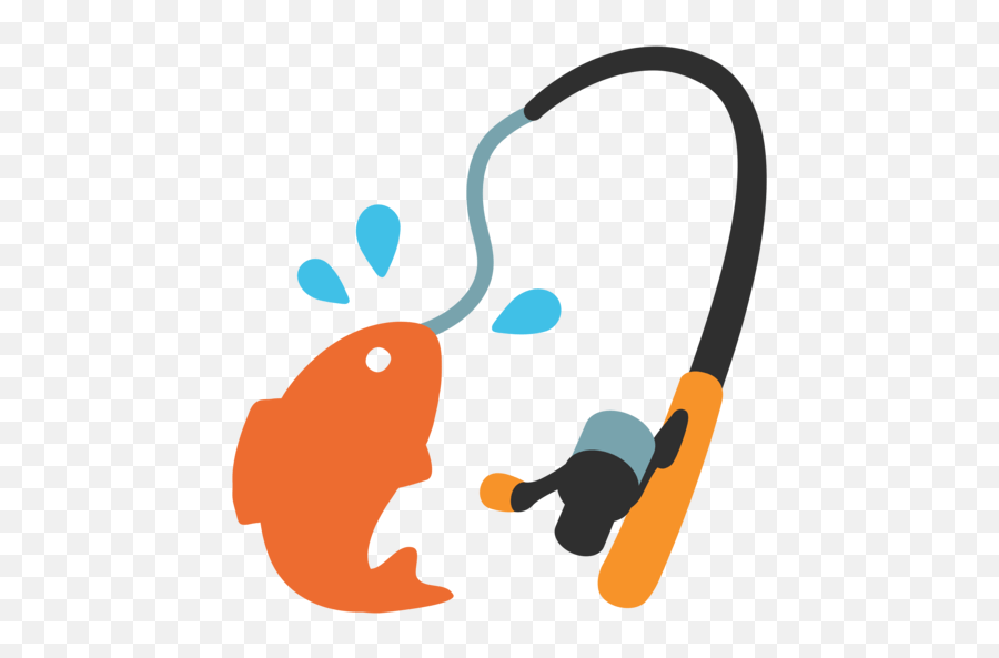 Fishing Pole Emoji Fishing Rods Emoji Png,Fish Emoji Png free