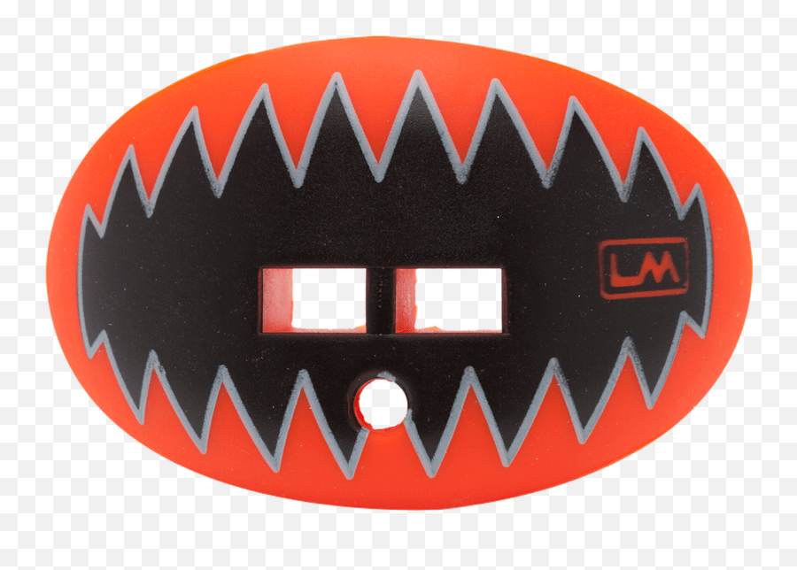 Shark Teeth Orange Football Mouthpiece Dot Png,Shark Teeth Png free
