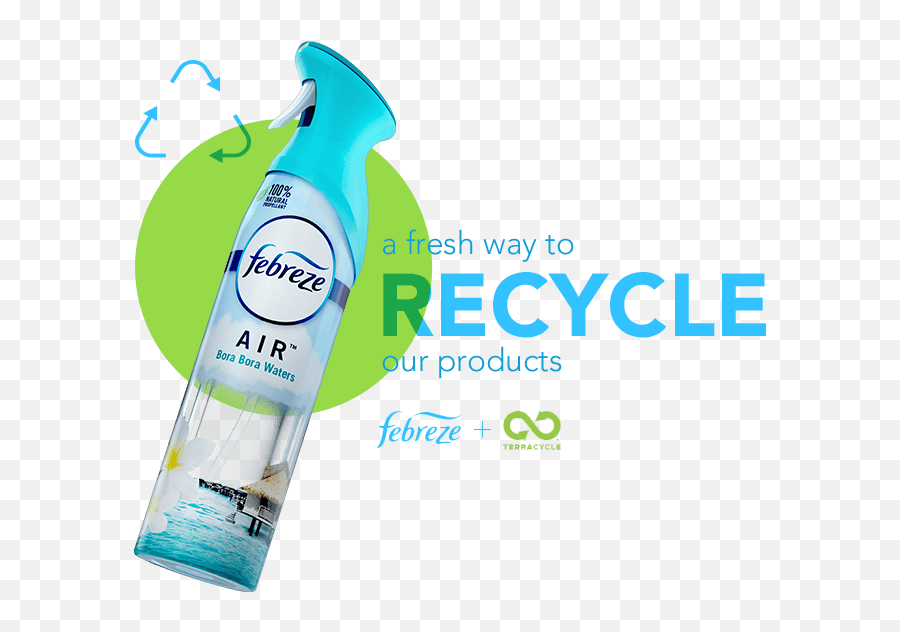 Febreze Terracycle Air Care Recycling Program Febreze Recycle Png,Old Recycle Bin Icon free
