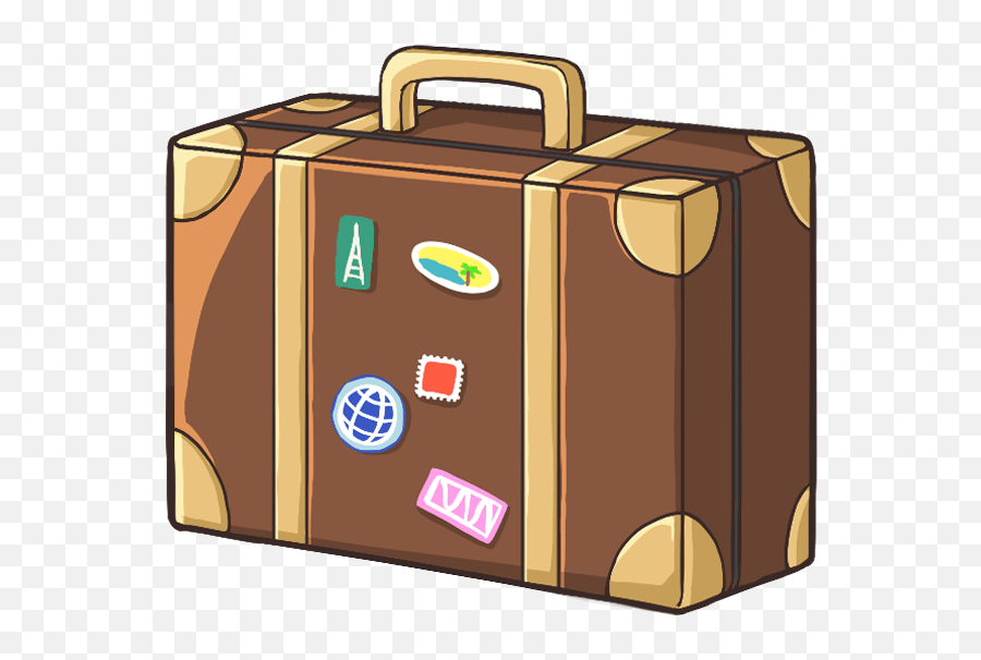 Suitcase Emoji Png Bag Transparent Cartoon Jingfm Transparent Luggage