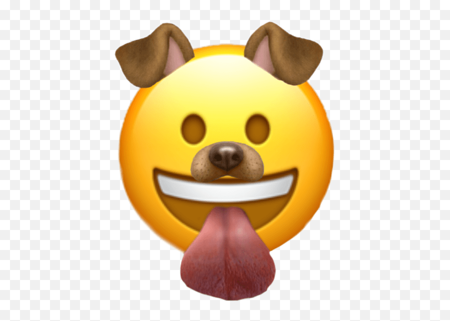 Dog Dogfilter Emoji Filter Snapchat Closed Eye Emoji Laughter Png