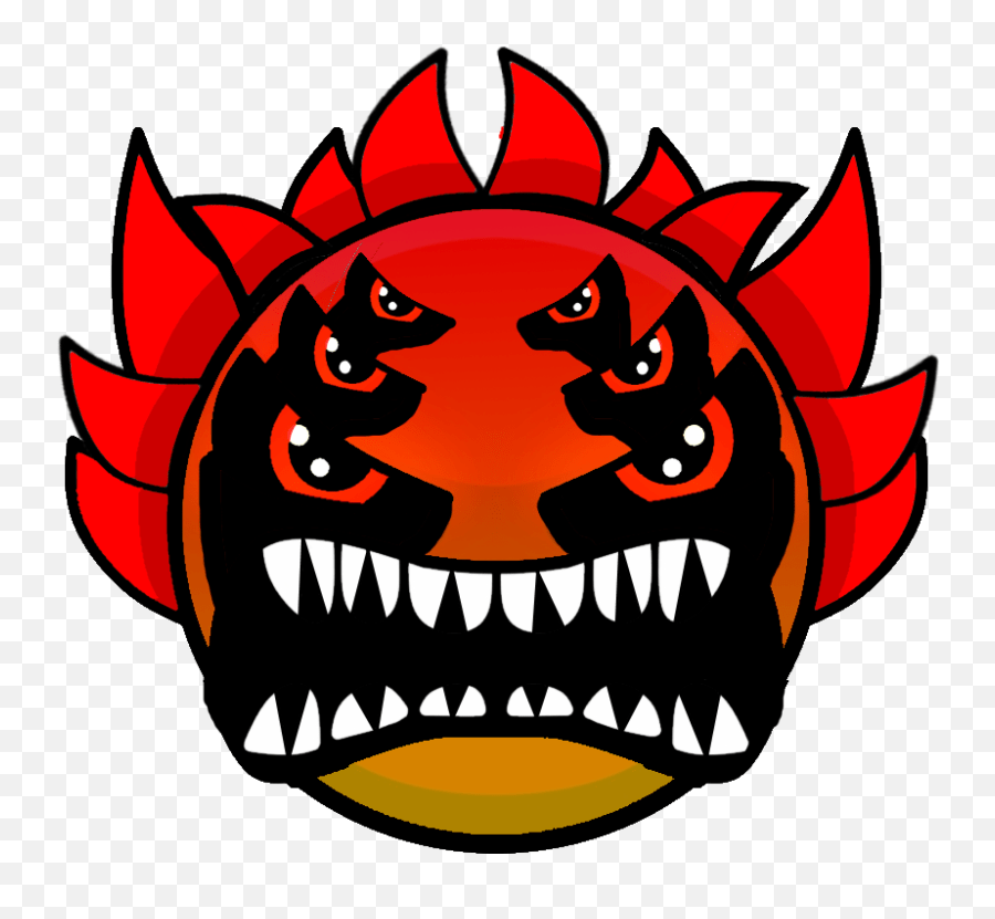 Vovka Cernov Vovkased Twitter Geometry Dash Extreme Demon Face Png