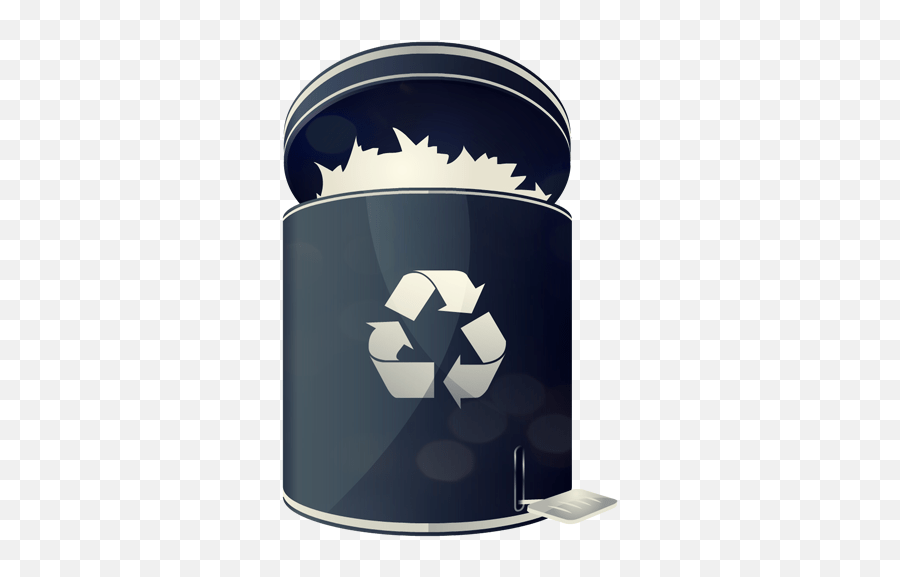 Recycling Bin Ico Icon Recycle Bin Gif Emoji Png,Black Trash Can Icon