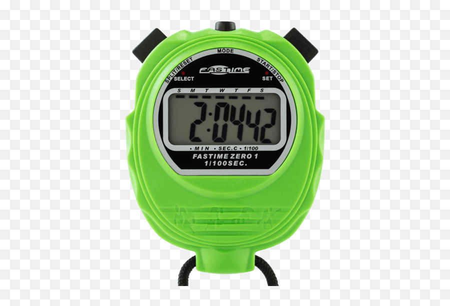 Fastime 01 Green Stopwatch Stopwatch With Multiple Decimal Places Png