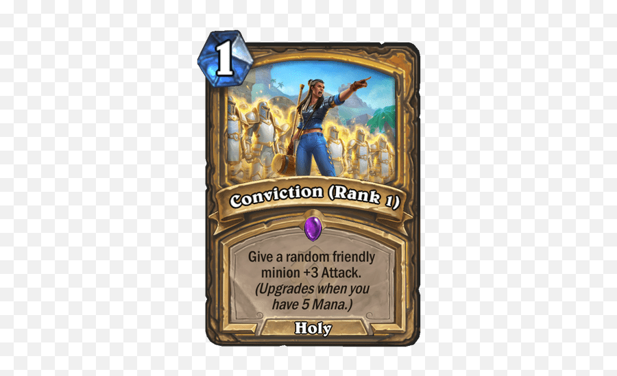 Paladin Epic Card Revealed Conviction Rank 1 Png,Holy Paladin Icon