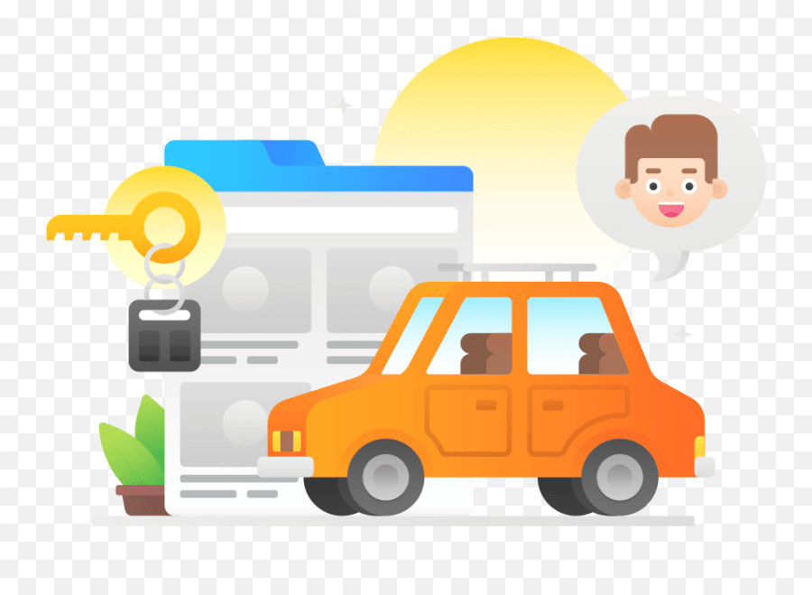 Hugo Car Rental Free Vector Car Rental Png,Car Vector Png free
