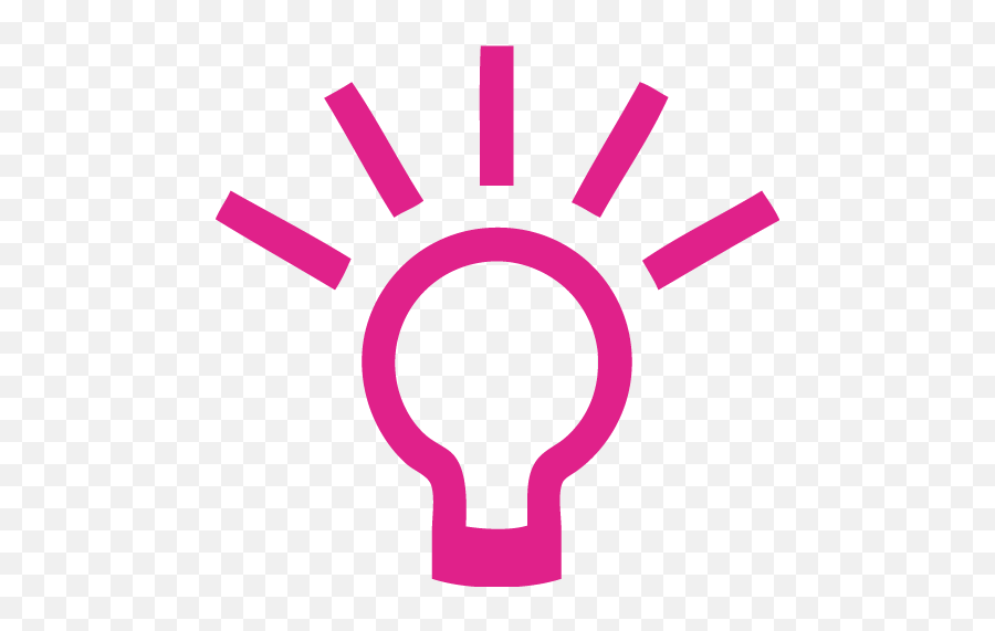Barbie Pink Lightbulb 2 Icon Free Barbie Pink Light Bulb Icons Orange