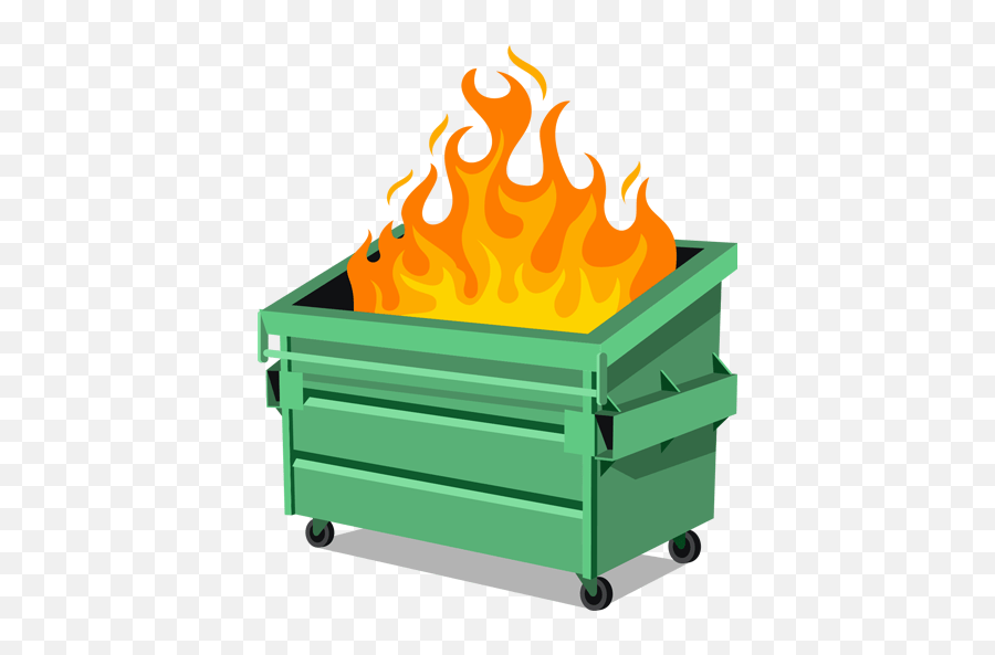 Forbidden Emoji Dumpster Fire Emoji Png,Flame Emoji Png free