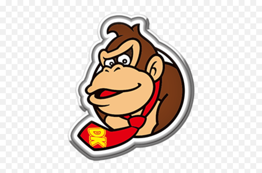 Download Free Stl File Badge Donkey Donkey Kong Face Png,Donkey Kong