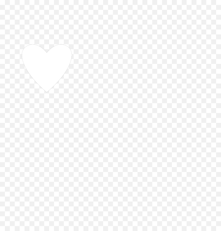 White Heart Emoji Coeur Blanc Png,Iphone Heart Emoji Png free