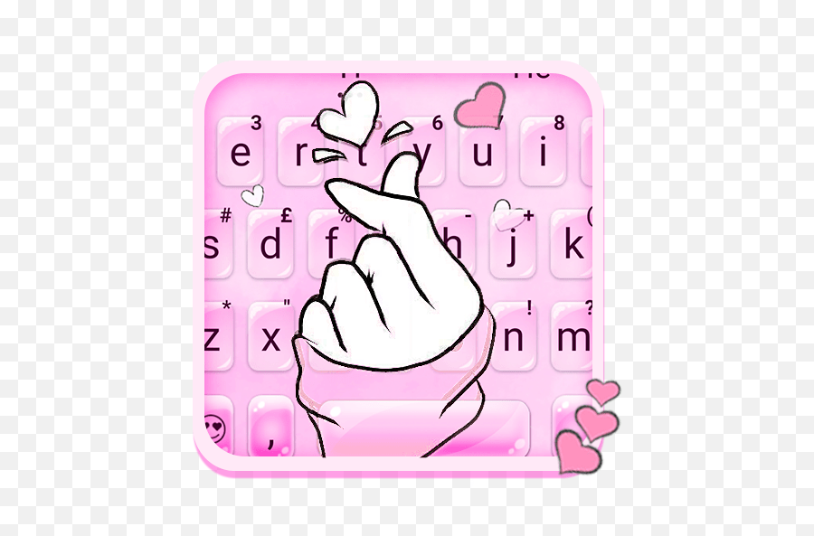 Love Pink Heart Keyboard Theme Apps On Google Play Cute Girly