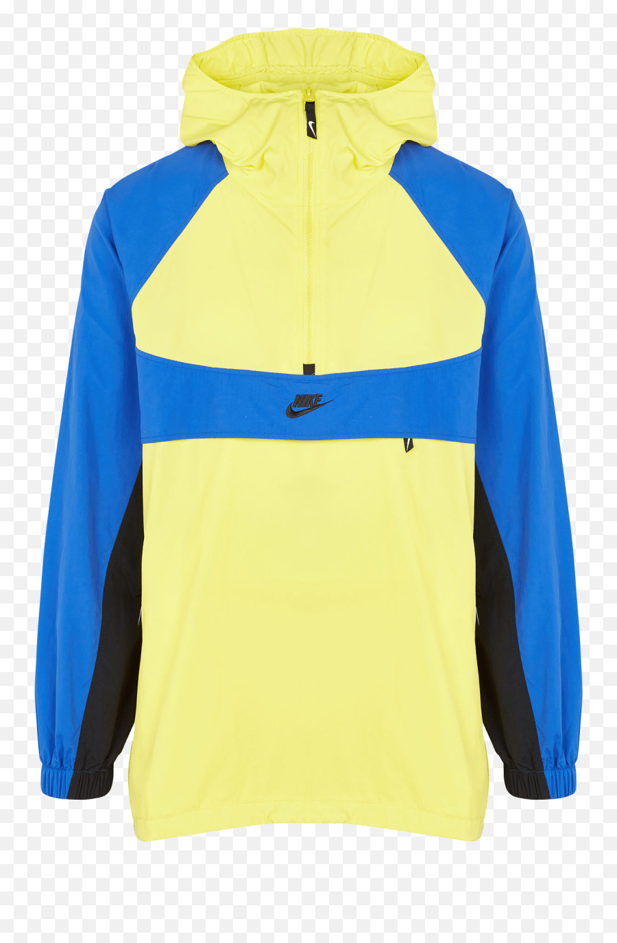Blue And Yellow Nike Hoodie Hooded Png,Nike Sb Icon Full Zip Hoodie free transparent png