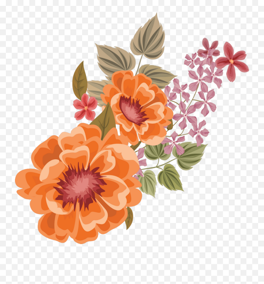 Mq Picsart Orange Flower Png,Garden Png free transparent png images