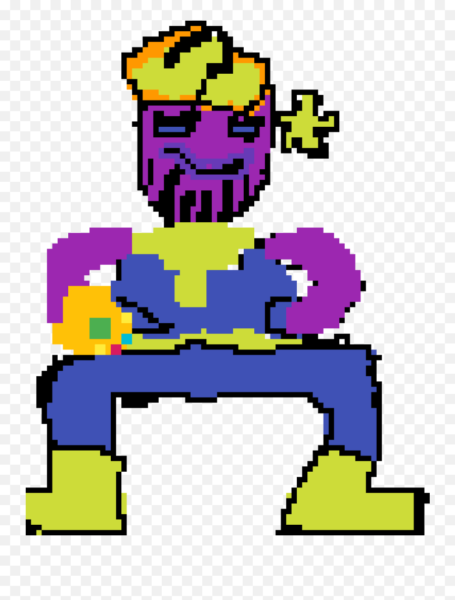 Pixilart Old Town Road X Thanos By Anonymous Fictional Character Png