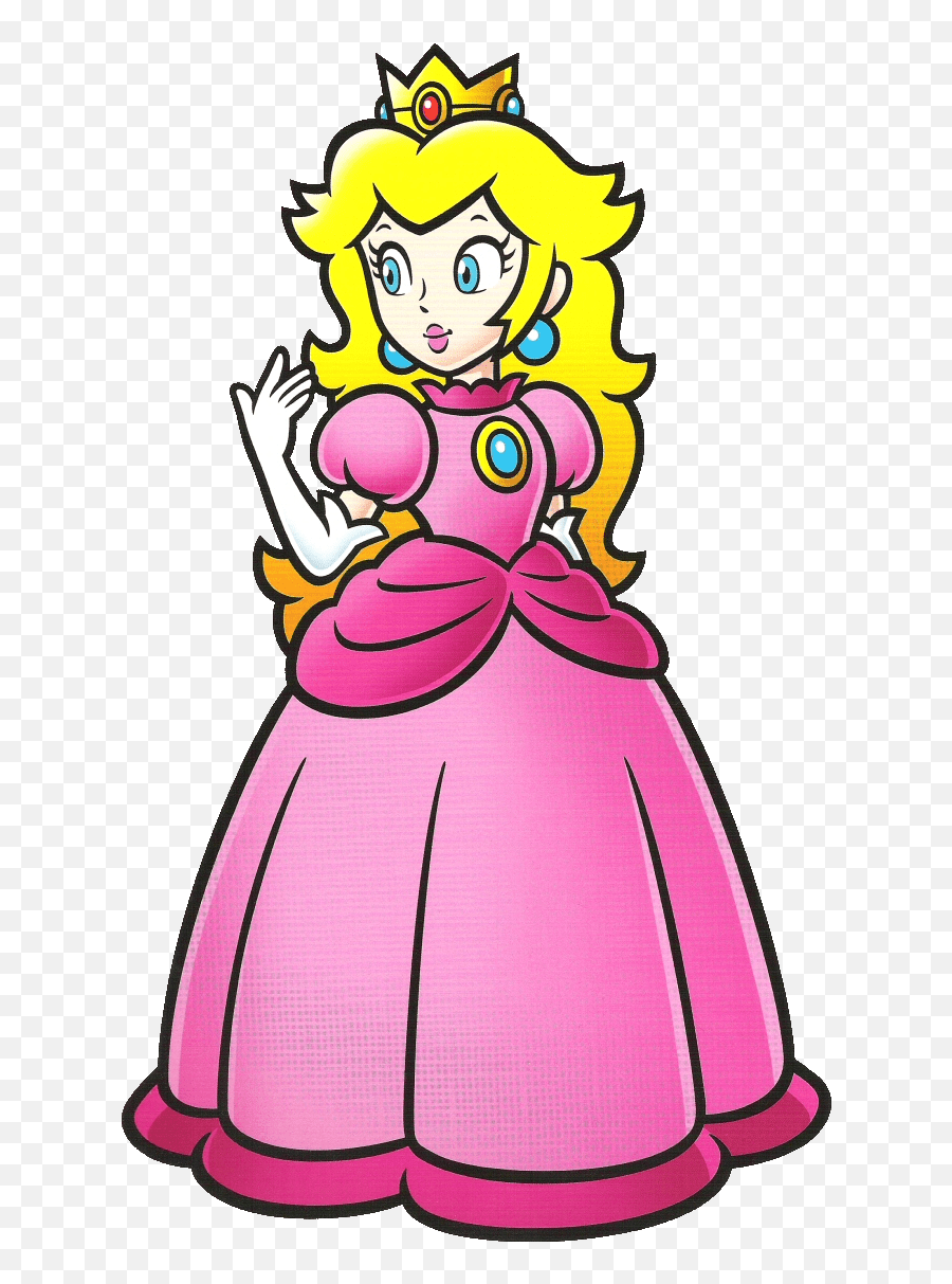 Princess Peach Png Princess Peach Princess Peach 2d Princess Peach