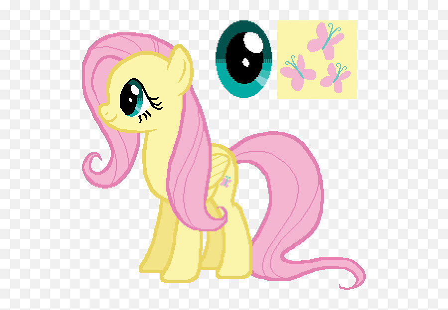 Fluttershy Mlp Fluttershy Color Guide Png,Fluttershy Png free