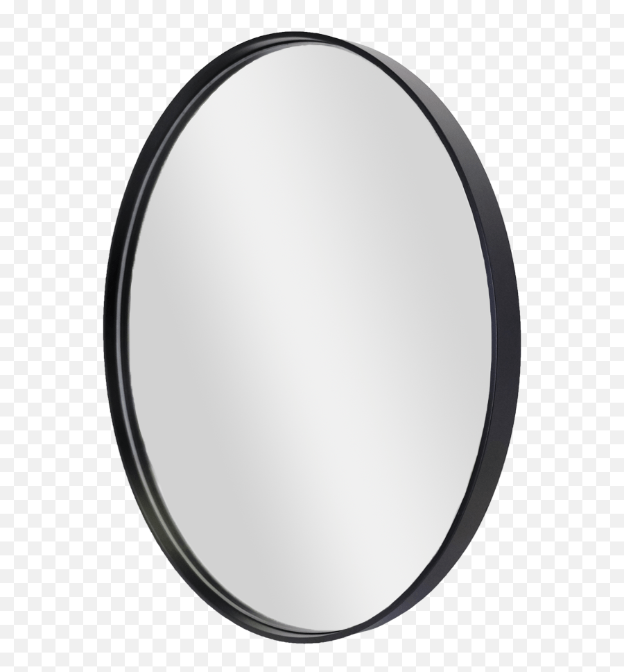 Deep Frame Round Mirror Black Round Mirror South Africa Png,Mirror