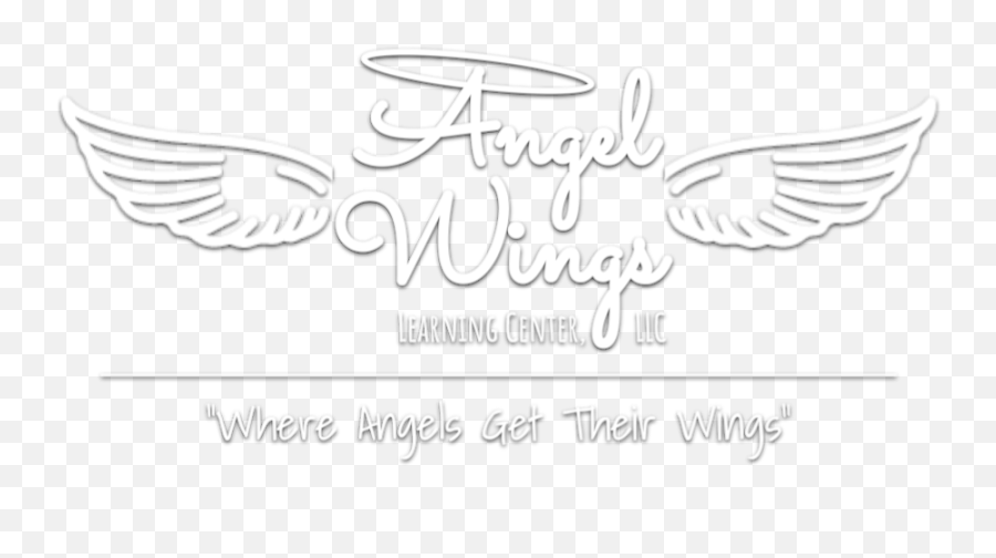 Angel Wings Learning Center Llc Home Calligraphy Png,Angel Wings Logo free transparent png