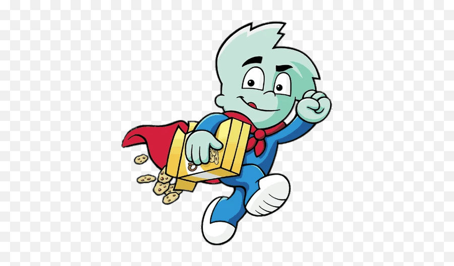 Pajama Sam Holding Cereal Box Transparent Png Stickpng Pajama Sam 3