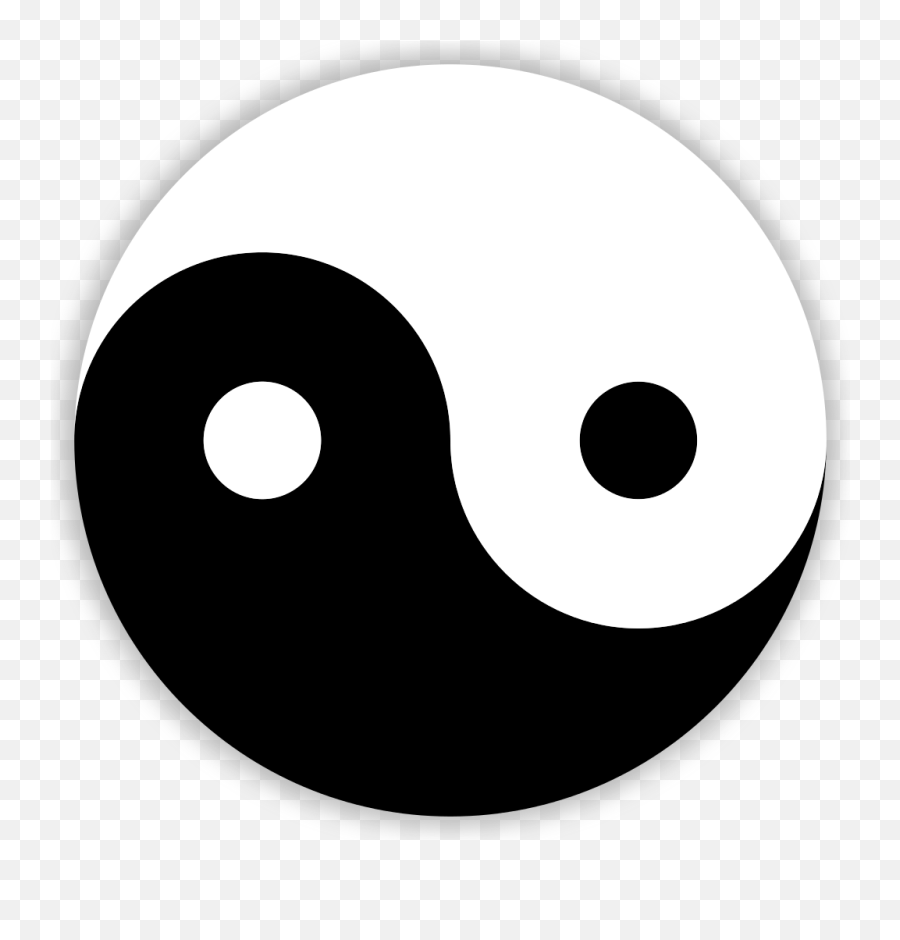 Yin Yang Png Yin And Yang Png Easy Balance In Art Black And White Dot