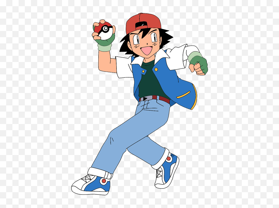 Ash Throwing Pokeball Frames