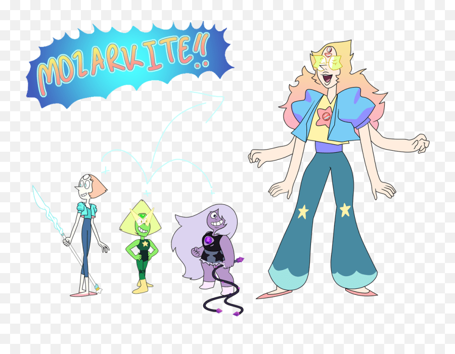 Mozarkite U003d Pearl Peridot Amethyst Stevenuniverse Pearl And Peridot Fusion Png,Steven