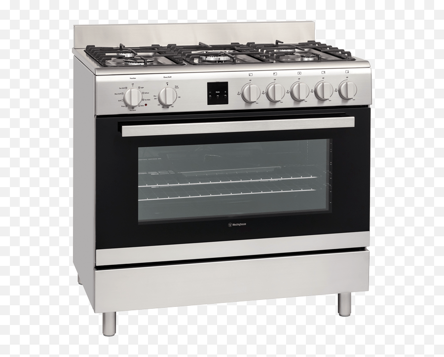 Wfe911sb 90cm Freestanding 5 Burner Cooker Westinghouse Wfe911sb Png