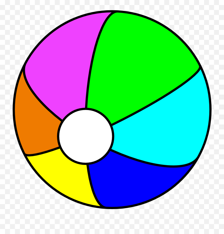 Beach Ball Clipart Black And White Free Clipartix Beach Ball Clip Art