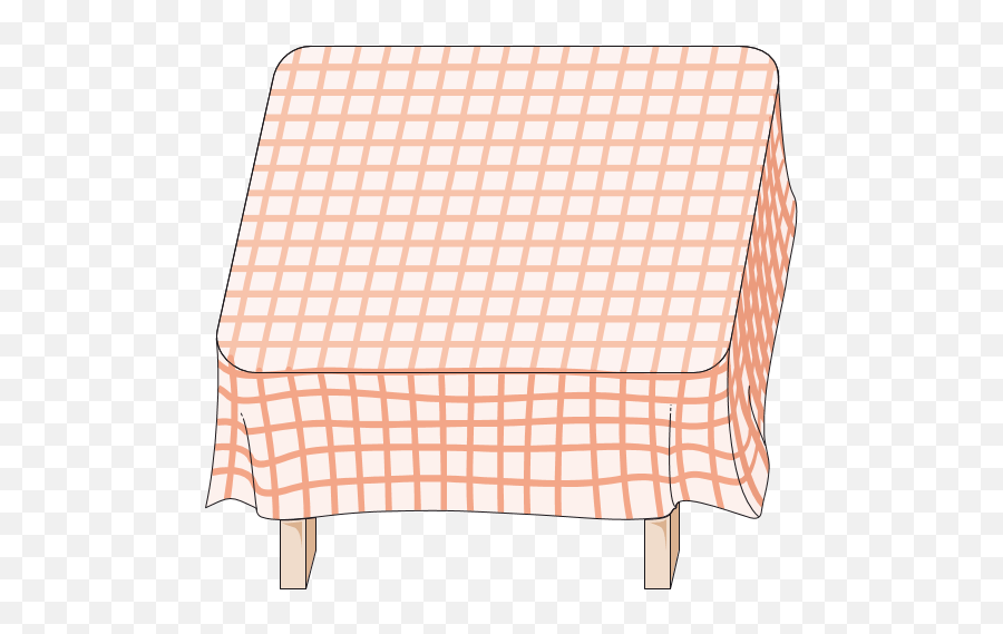 Table Covered With Tablecloth Clip Art Table Cloth Clipart Png,Table