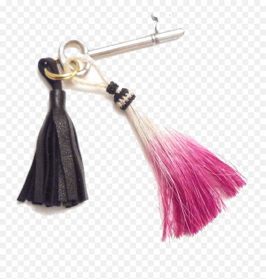 Double Tassel Keychain Horse Hair Tassels Solid Png,Tassel Png free