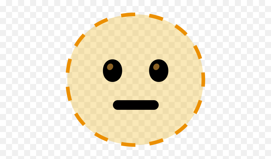 Dotted Line Face Emoji Dotted Line Face Emoji Png,Smiley Icon Meanings free transparent png