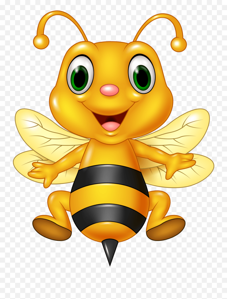 Queen Clipart Honeybee Transparent Free For Cartoon Honey Bee Png,Bee