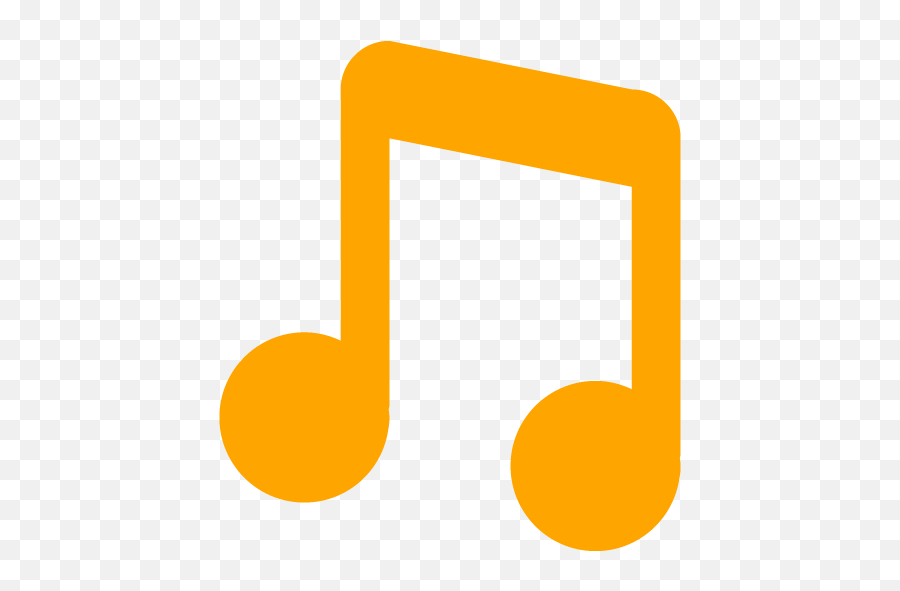 Orange Musical Note Icon Free Orange Musical Note Icons Orange Music Notes Png,Note Png free
