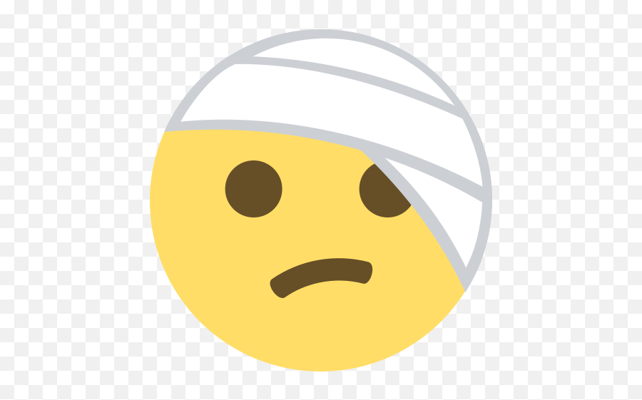 Face With Head Bandage Emoji High Definition Big Picture Bandage On