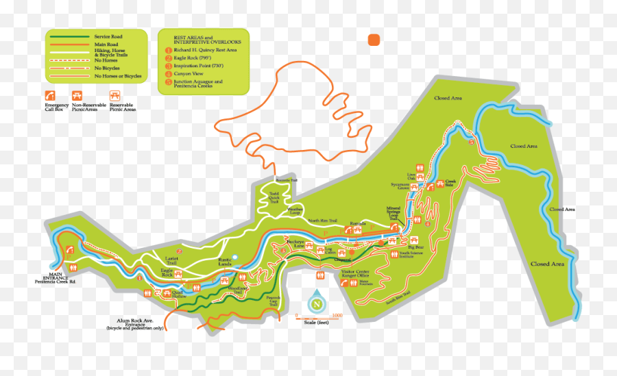 Alum Rock Park Alum Rock Park Trails Png,Parking At Roosevelt Icon