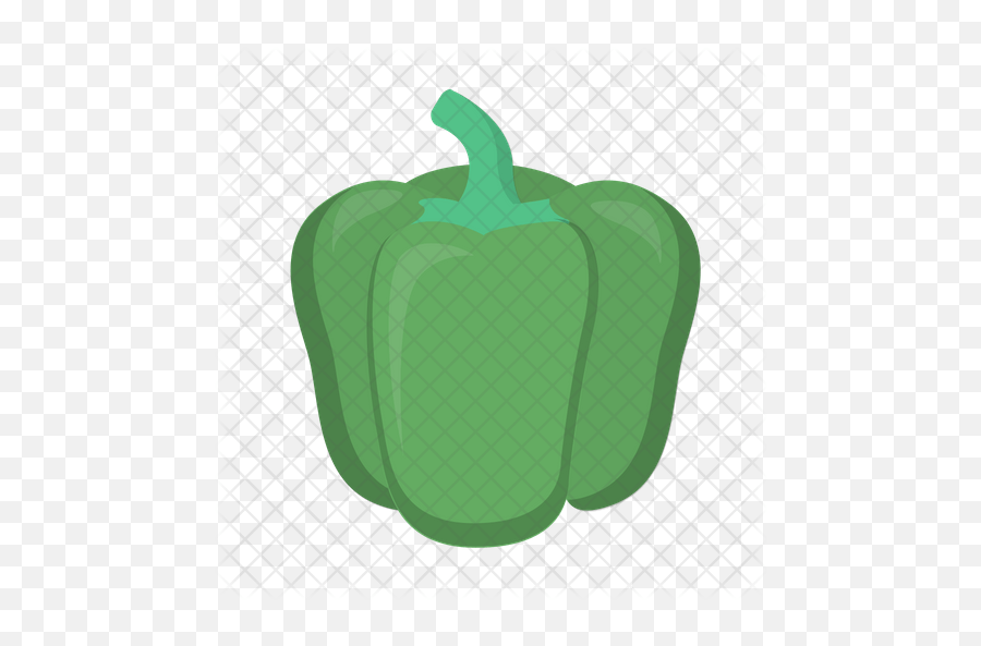 Green Pepper Icon Of Flat Style Green Bell Pepper Emoji Png,Green Pepper Png free